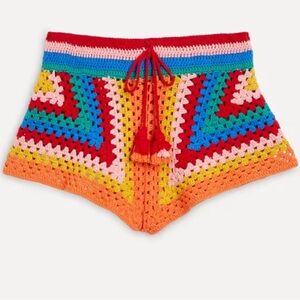 Farm Rio crochet shorts